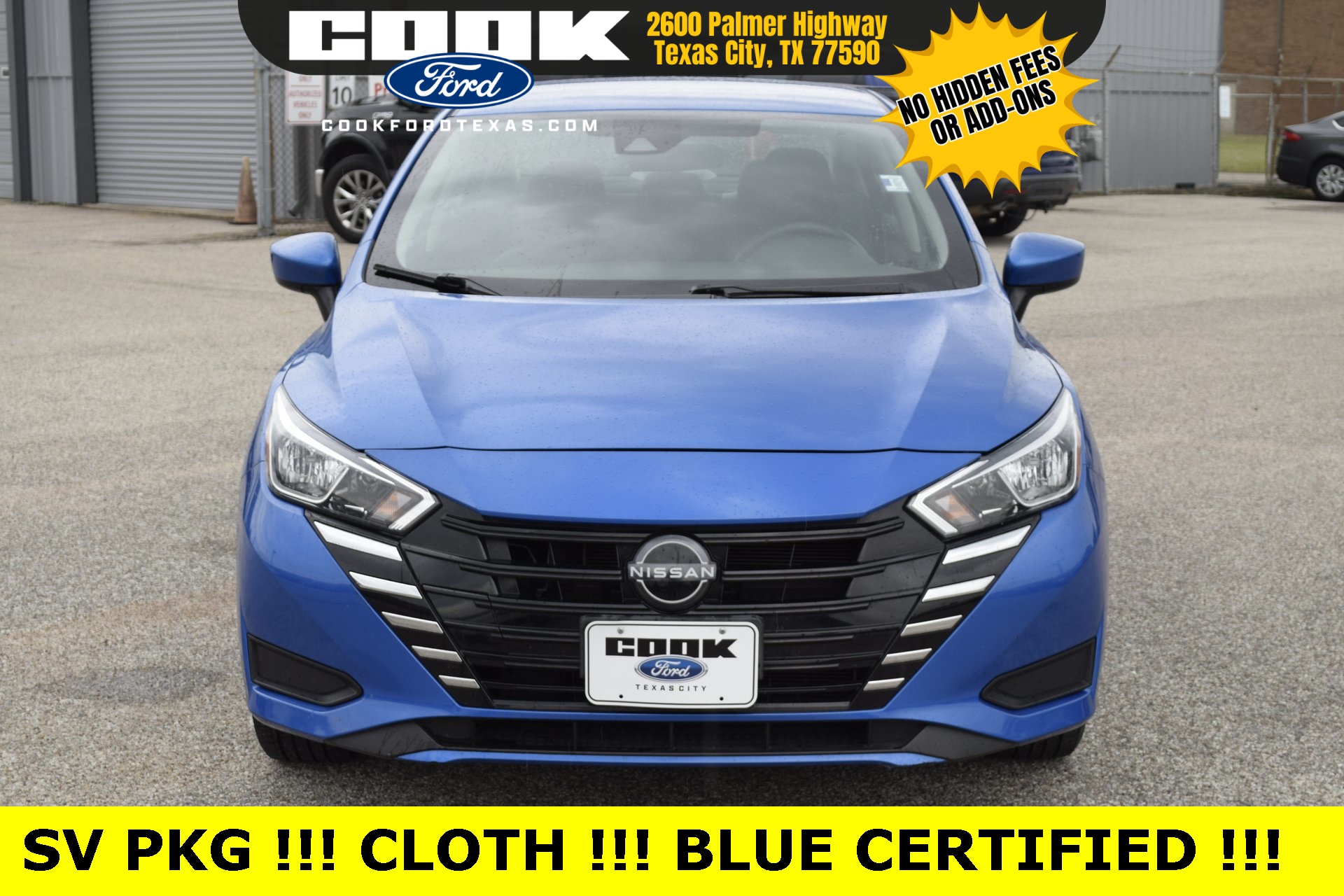 2023 Nissan Versa 1.6 SV Blue at Emmons Autoplex