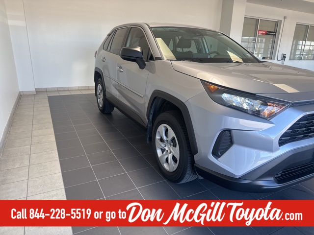 2022 Toyota RAV4 LE Silver at Don McGill Toyota