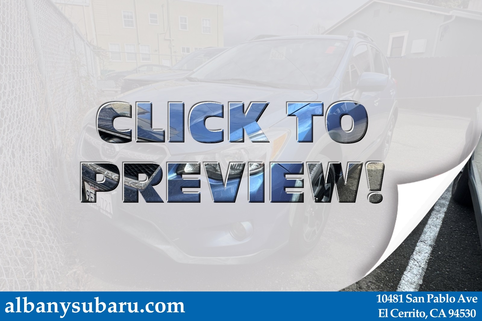 2015 Subaru Crosstrek XV Premium AWD