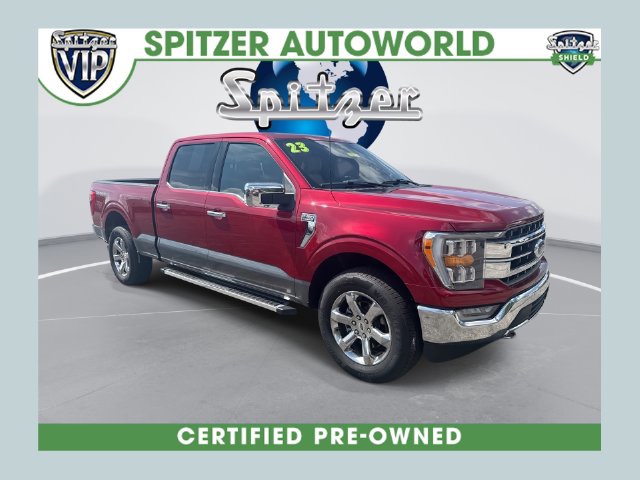 Rapid Red Metallic Tinted Clearcoat 2023 Ford F-150 Pickup Truck Four-Wheel Drive Automatic
