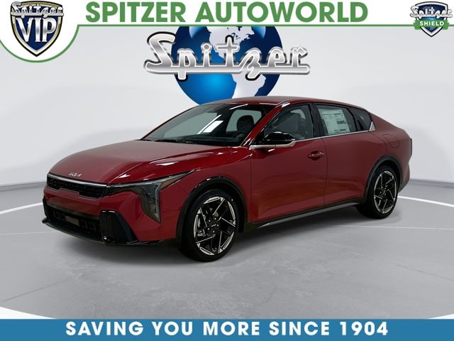 Currant Red 2026 Kia K4 GT-Line FWD Sedan Front-Wheel Drive Continuously Variable Transmission