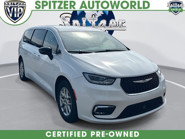 Bright White Clearcoat 2024 Chrysler Pacifica Touring L FWD Minivan Front-Wheel Drive 9-Speed Automatic