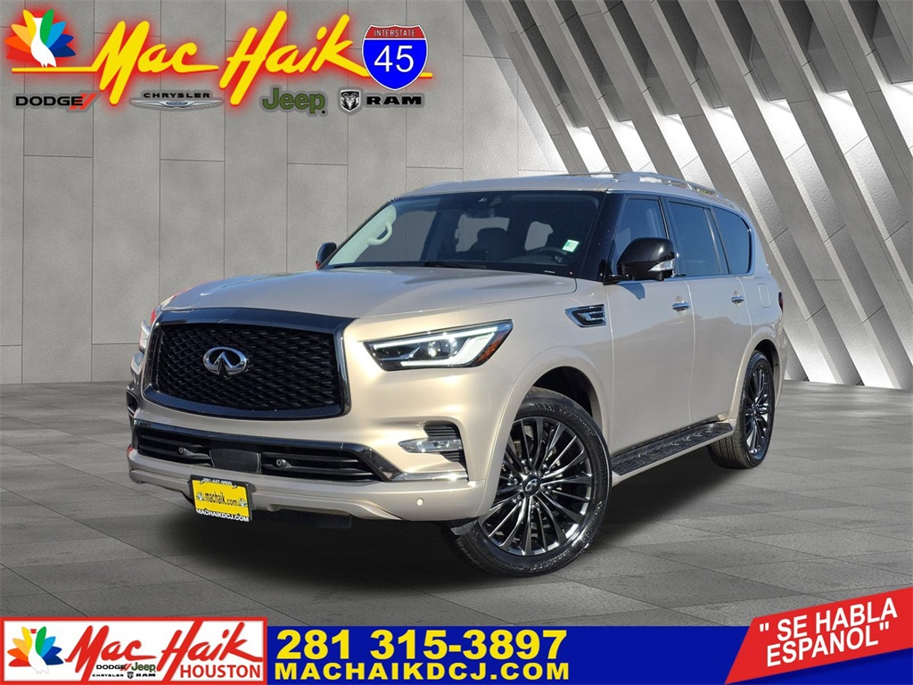 2022 INFINITI QX80 Premium Select Beige at Westside Lexus