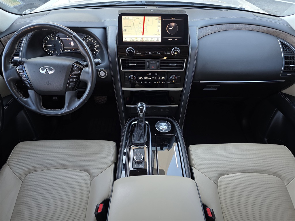 2022 INFINITI QX80 Premium Select Beige at Westside Lexus