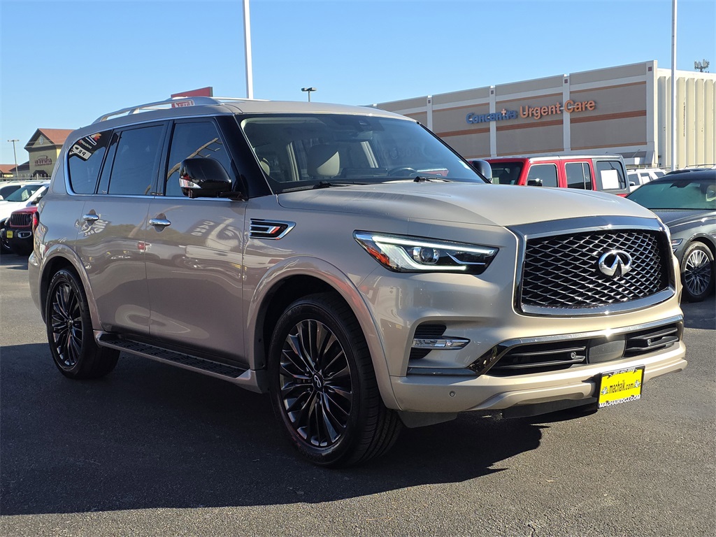 2022 INFINITI QX80 Premium Select Beige at Westside Lexus