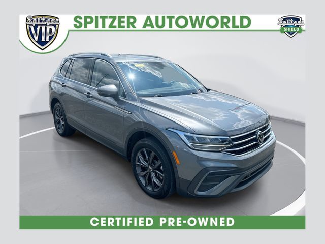 Platinum Gray Metallic 2023 Volkswagen Tiguan SUV / Crossover All-Wheel Drive 8-Speed Automatic