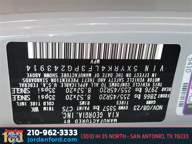 Used Car 2023 Kia Sorento  Sx For Sale Under $35,000 In San Antonio, Texas
