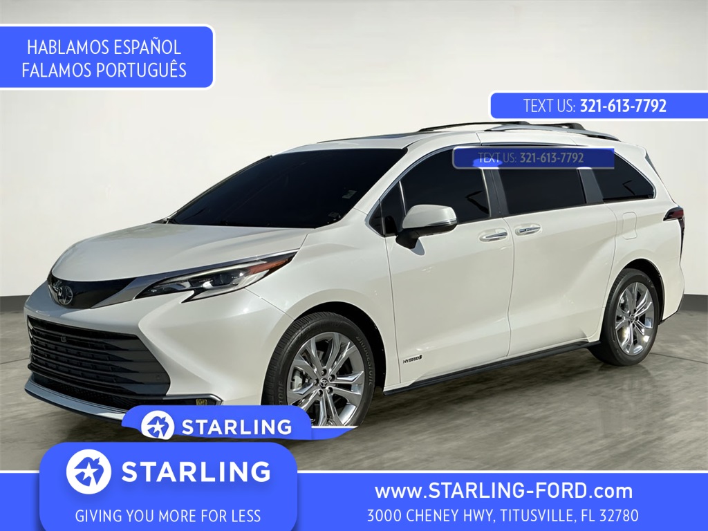 2021 Toyota Sienna Platinum 7-Passenger FWD