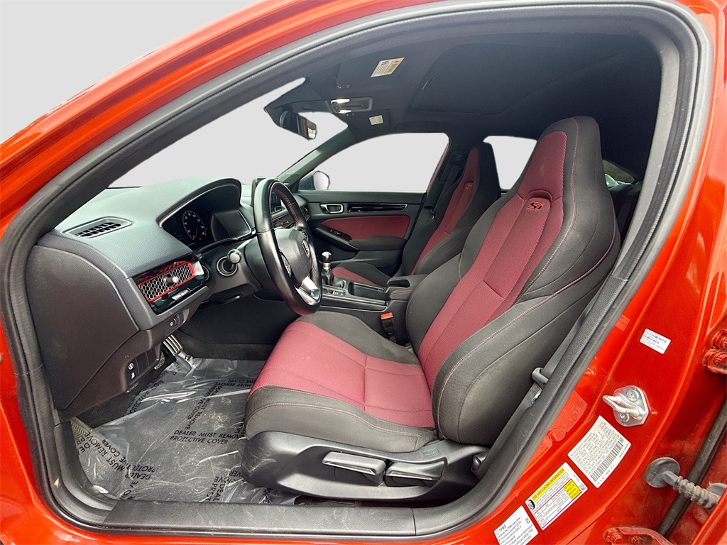 2022 Honda Civic Si Orange at Texan Dodge Chrysler Jeep Ram