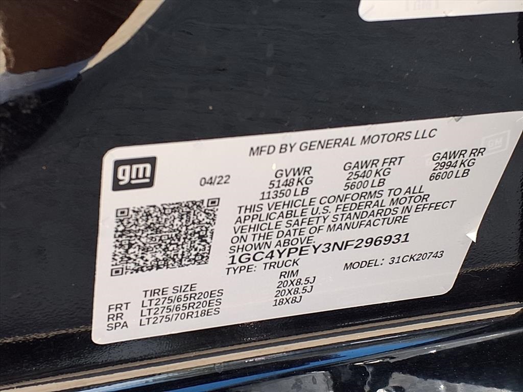 2022 Chevrolet Silverado 2500HD LTZ Black at Martin Chrysler Dodge Jeep Ram