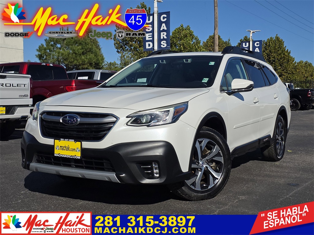 2020 Subaru Outback Limited White at Classic Elite Chevrolet Sugar Land