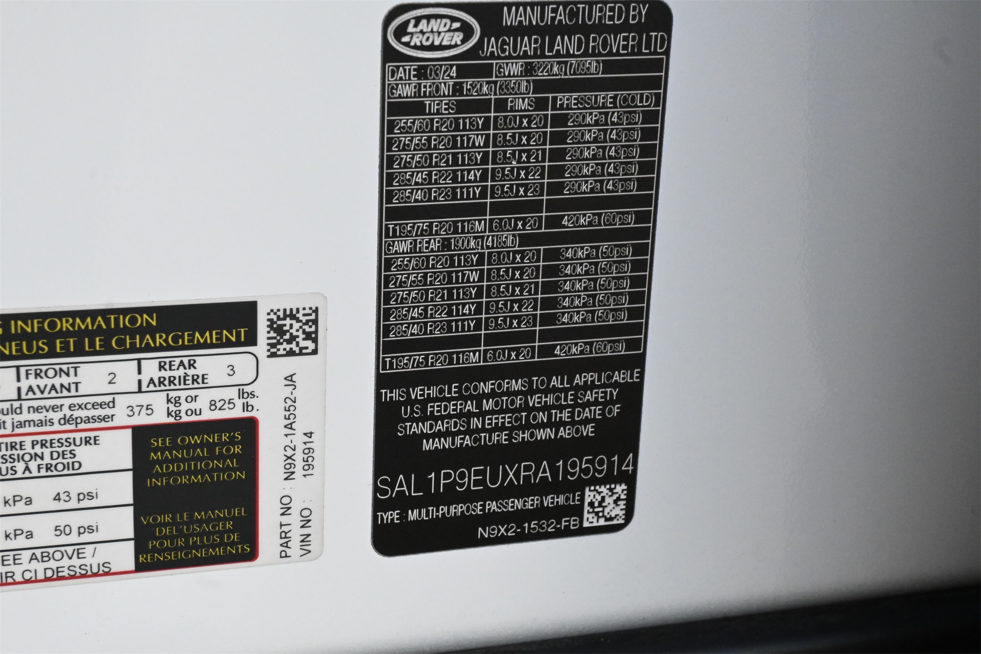 2024 Land Rover Range Rover Sport SE White at Bayway Cadillac Southwest