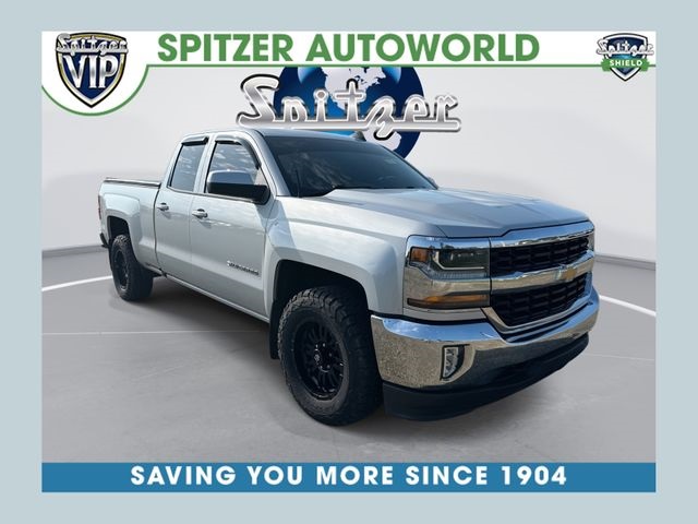 Silver Ice Metallic 2018 Chevrolet Silverado 1500 Pickup Truck Four-Wheel Drive Automatic