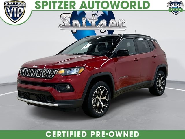 Red Hot Pearlcoat 2024 Jeep Compass Limited 4WD SUV / Crossover Four-Wheel Drive 8-Speed Automatic