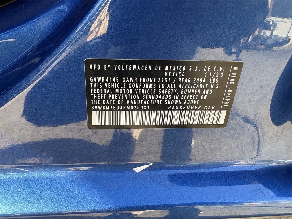 2024 Volkswagen Jetta 1.5T Sport Blue at DeMontrond Automotive Group