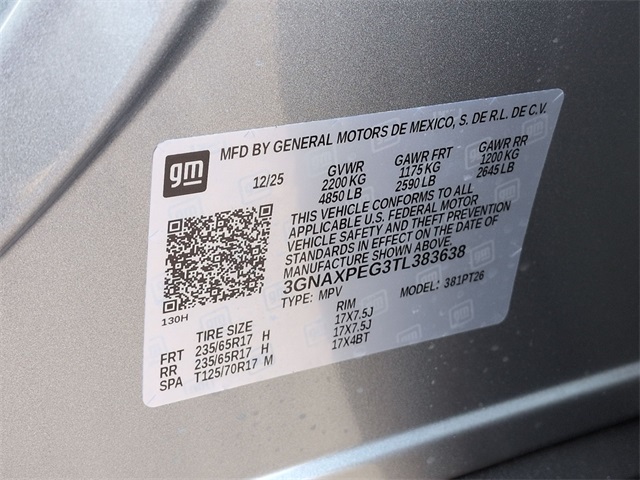 2026 Chevrolet Equinox LT for sale at PATRIOT CHEVROLET OF LIMERICK