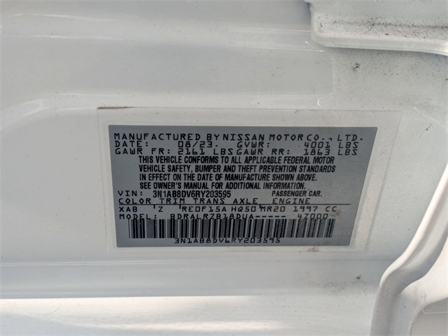 2024 Nissan Sentra SR White at Davis Toyota of Orangeburg