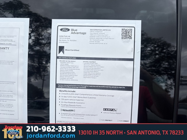 Used Car 2023 Ford Expedition Max  Limited For Sale Under $60,000 In San Antonio, Texas