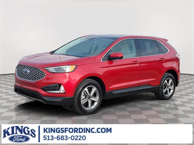 Rapid Red Metallic Tinted Clearcoat 2024 Ford Edge SEL AWD SUV / Crossover All-Wheel Drive 8-Speed Automatic