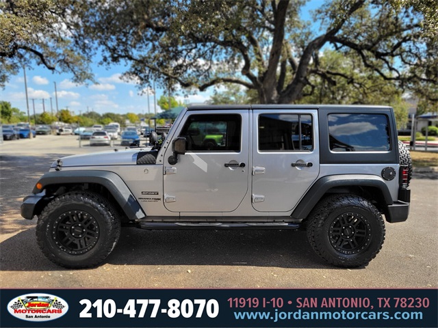 Used Car 2018 Jeep Wrangler Jk  Unlimited Sport For Sale Under $25,000 In San Antonio, Texas