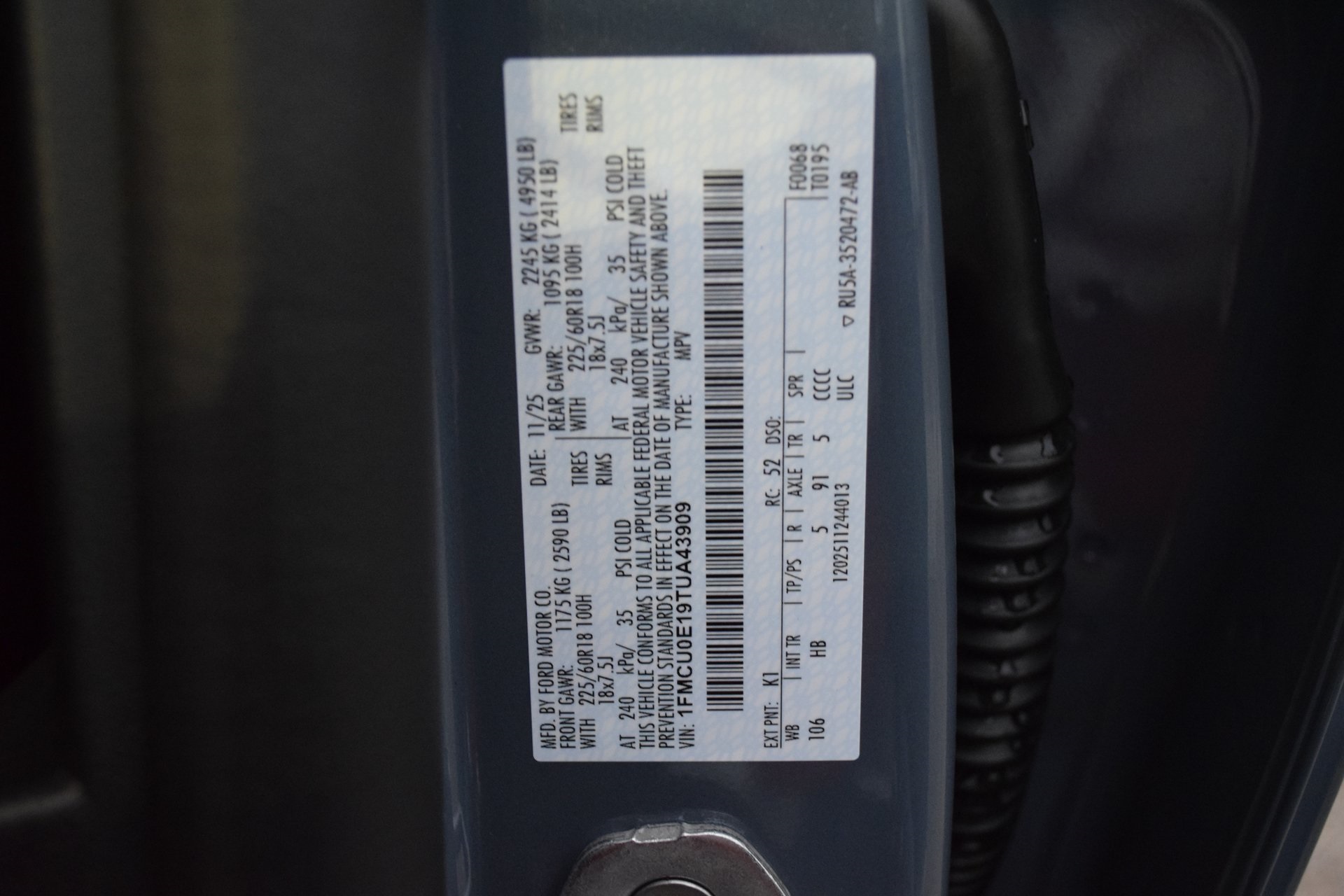 2026 Ford Escape Plug-In Hybrid Base Blue at DeMontrond Ford