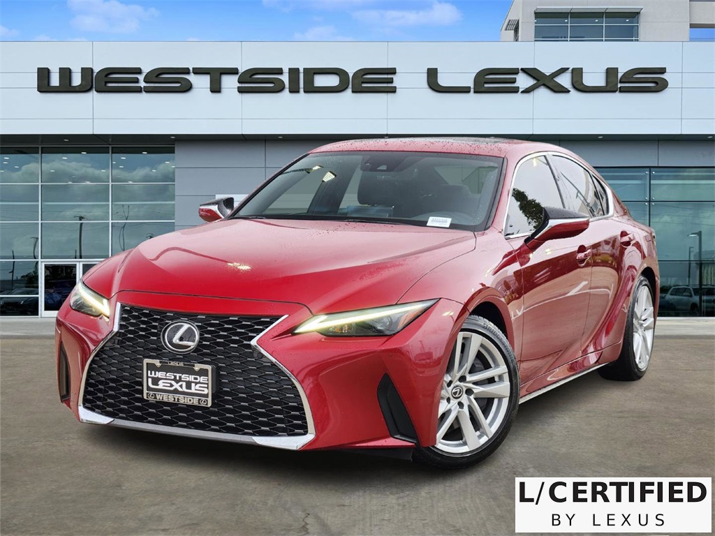 2022 Lexus IS 300 Red at Bayway Cadillac Southwest