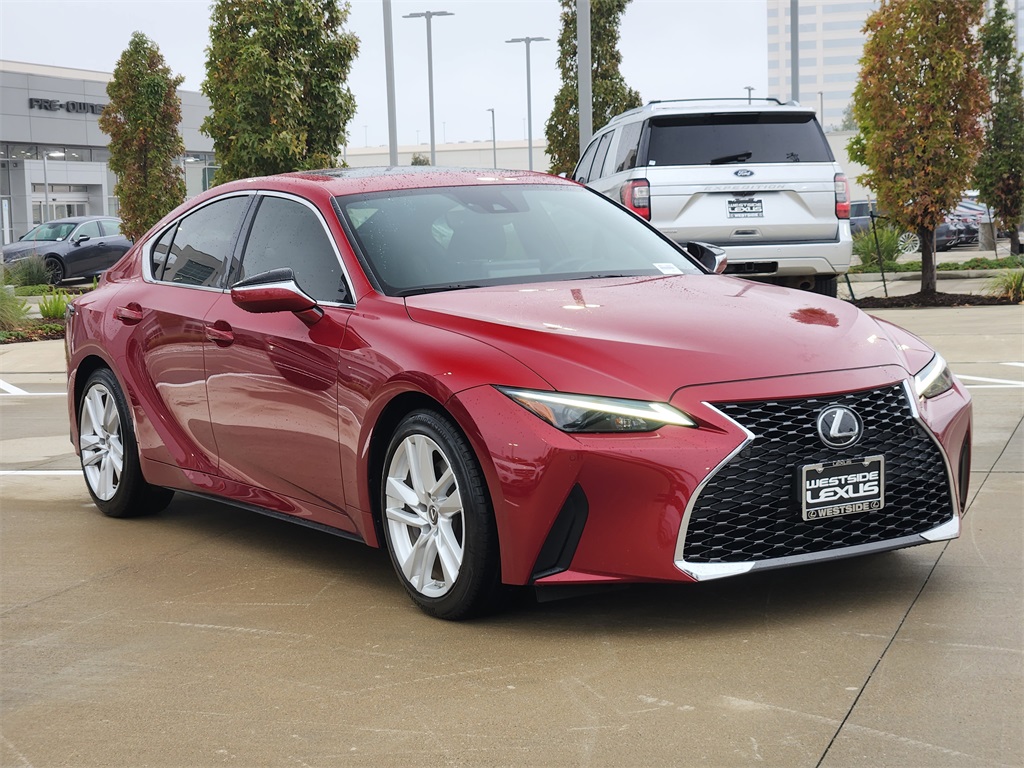 2022 Lexus IS 300 Red at Bayway Cadillac Southwest