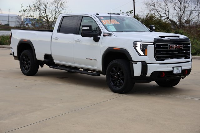 2025 GMC Sierra 3500HD AT4 White at Central Houston Nissan