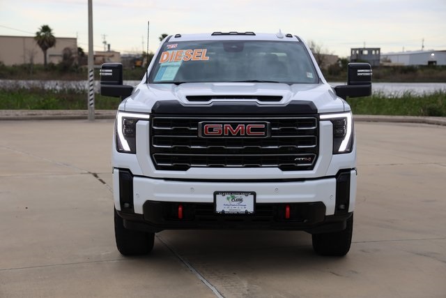 2025 GMC Sierra 3500HD AT4 White at Central Houston Nissan
