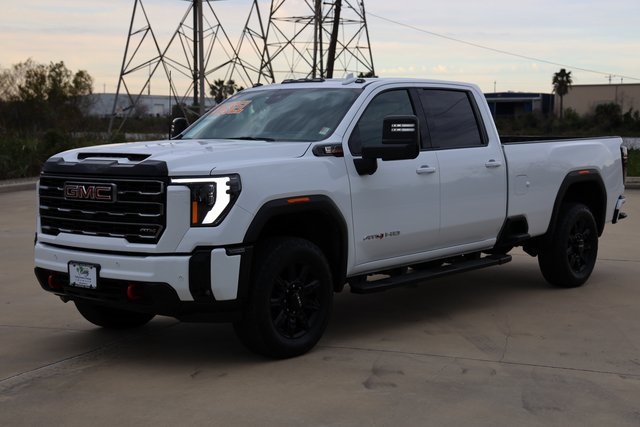 2025 GMC Sierra 3500HD AT4 White at Central Houston Nissan
