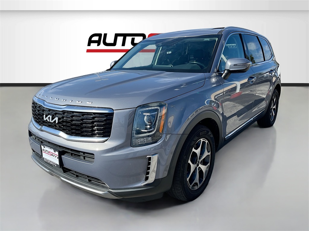 2022 Kia Telluride EX Silver at Shottenkirk Kia Fort Bend