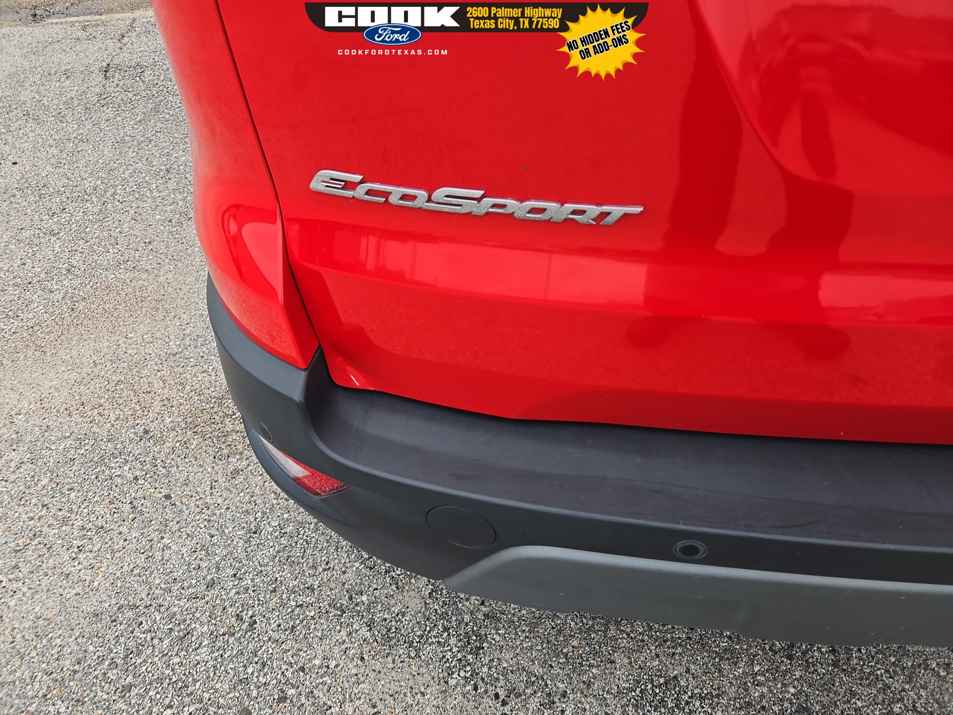 2021 Ford EcoSport Titanium Red at AutoSavvy Houston Northwest