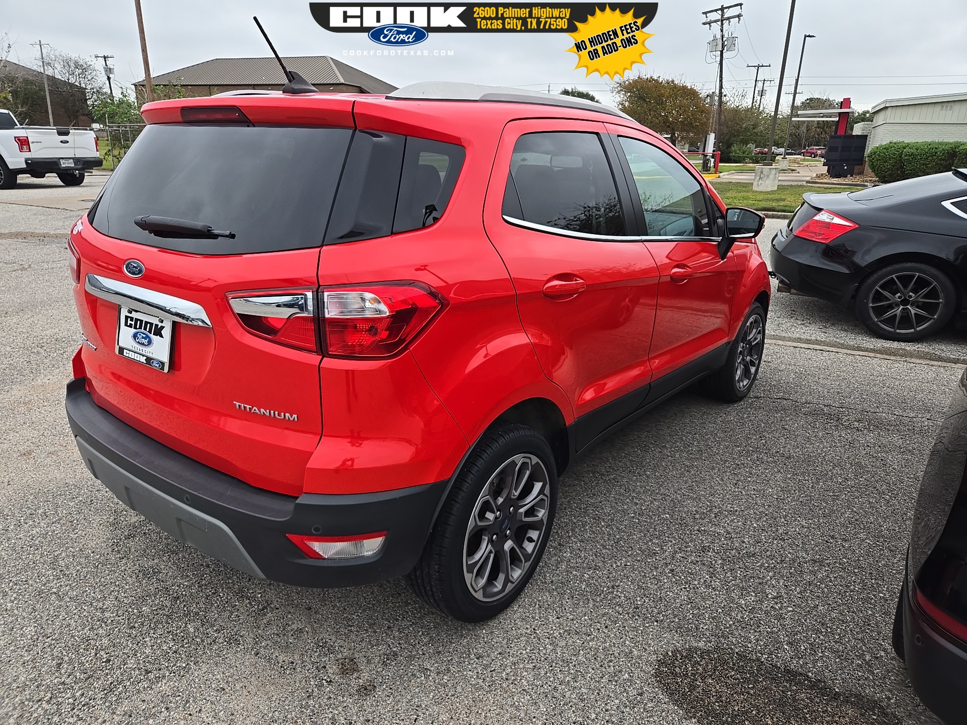 2021 Ford EcoSport Titanium Red at AutoSavvy Houston Northwest