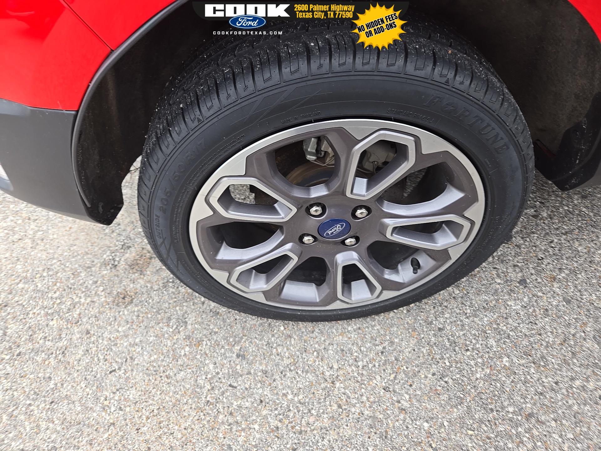 2021 Ford EcoSport Titanium Red at AutoSavvy Houston Northwest