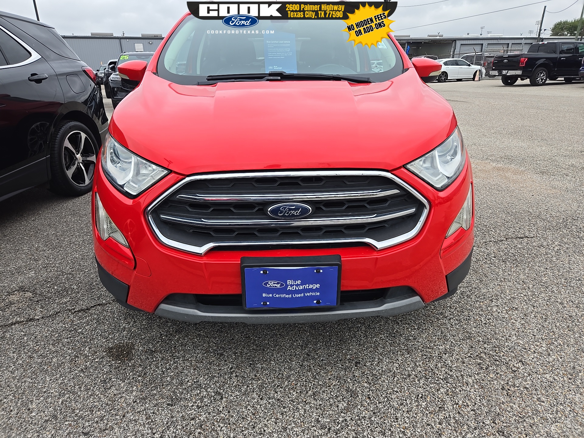 2021 Ford EcoSport Titanium Red at AutoSavvy Houston Northwest