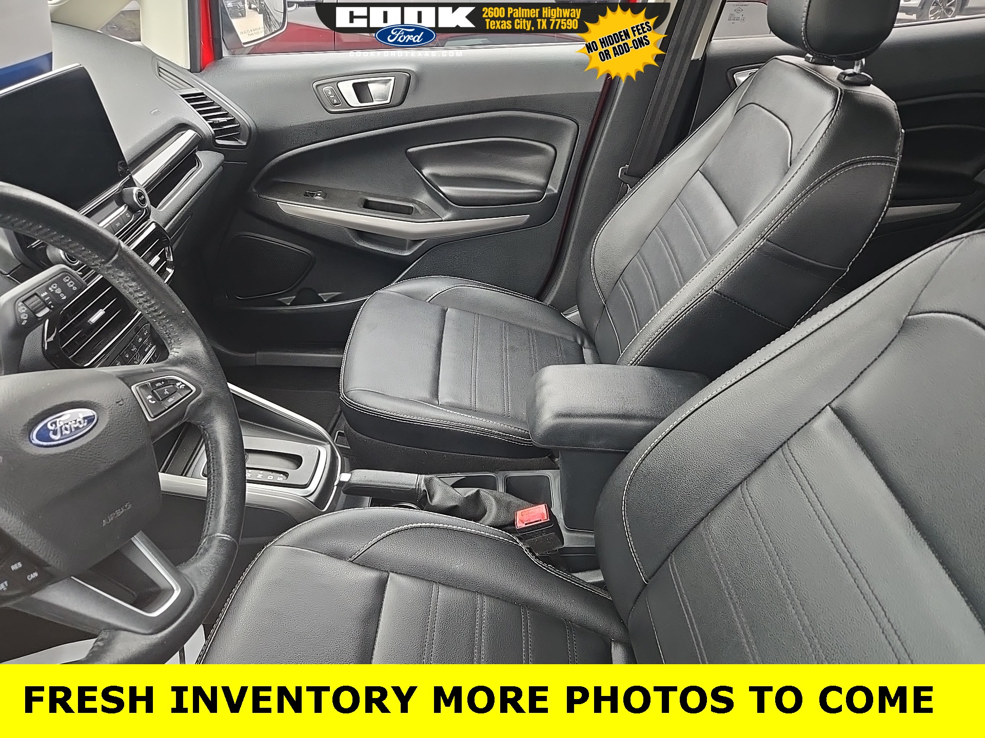 2021 Ford EcoSport Titanium Red at AutoSavvy Houston Northwest