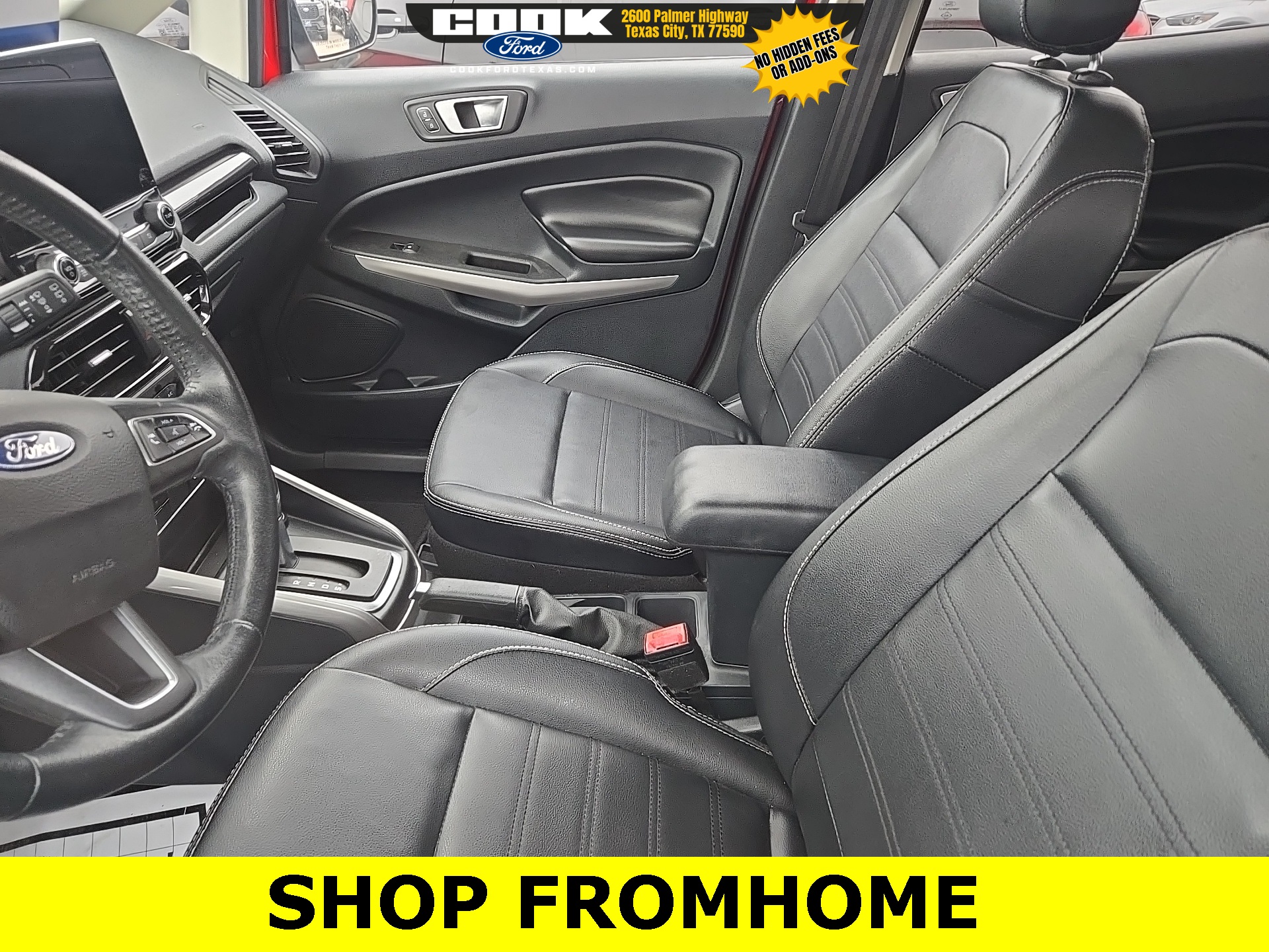 2021 Ford EcoSport Titanium Red at AutoSavvy Houston Northwest