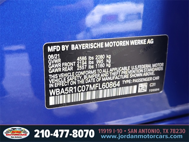 Used Car 2021 Bmw 3 Series  330i For Sale Under $30,000 In San Antonio, Texas