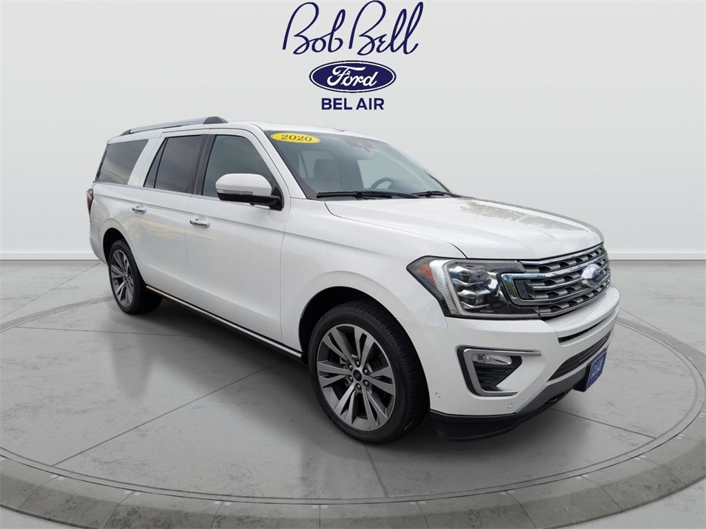 White Metallic 2020 Ford Expedition MAX Limited 4WD SUV / Crossover Four-Wheel Drive Automatic