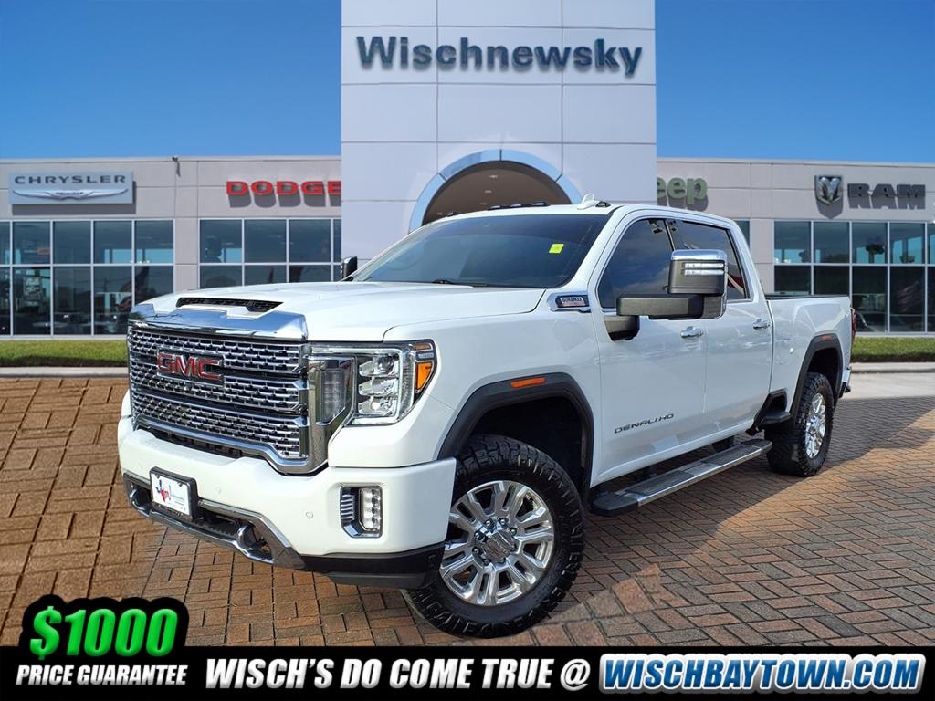 2023 GMC Sierra 2500HD Denali White at North Houston Mitsubishi