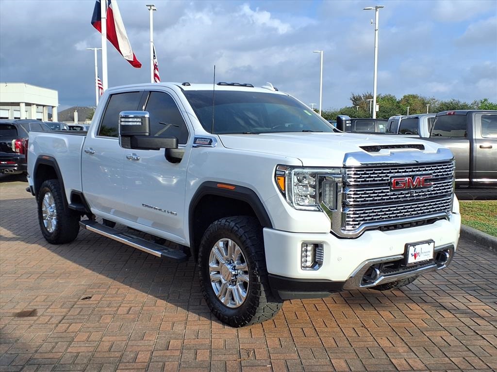 2023 GMC Sierra 2500HD Denali White at North Houston Mitsubishi