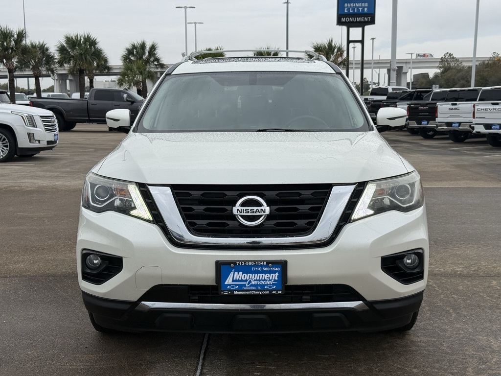 2017 Nissan Pathfinder SL White at Baytown Hyundai