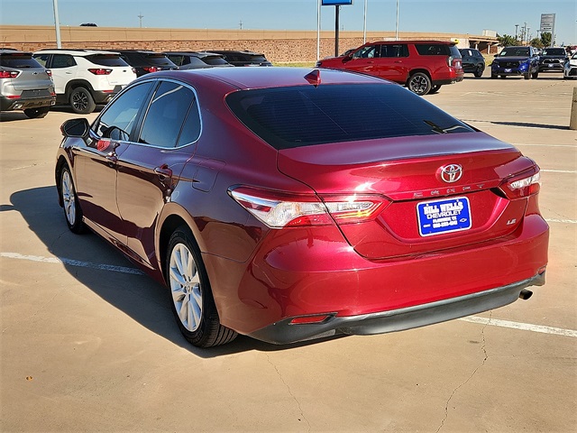 Used Car 2020 Toyota Camry  Le For Sale Under $25,000 In Plainview, Texas