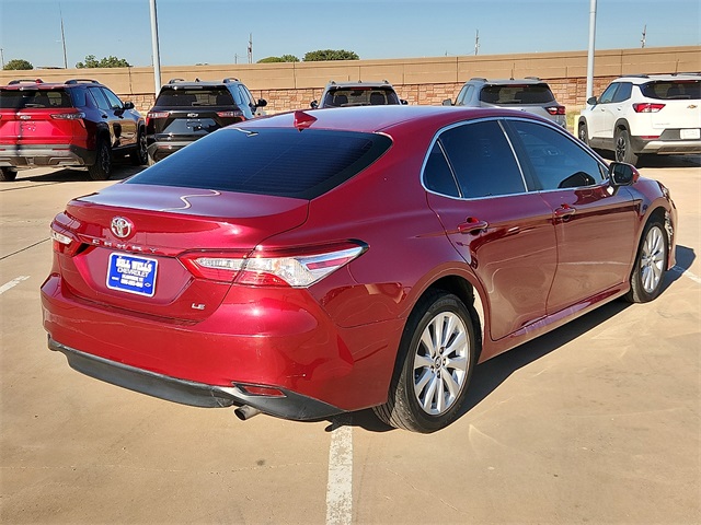 Used Car 2020 Toyota Camry  Le For Sale Under $25,000 In Plainview, Texas