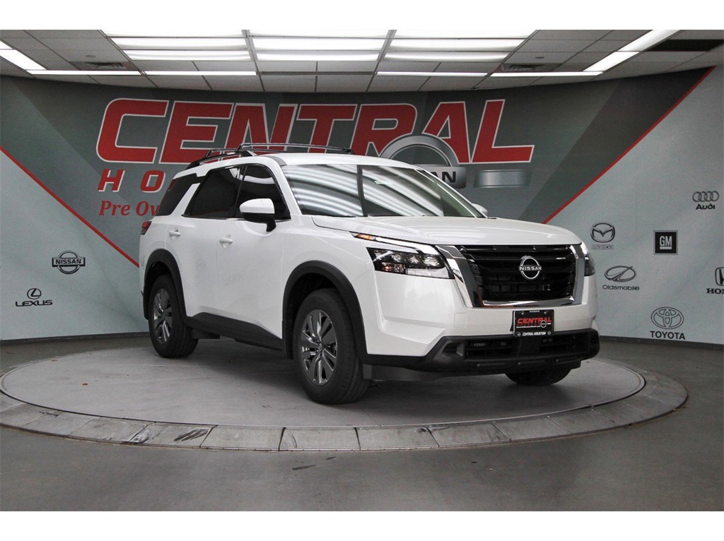 2025 Nissan Pathfinder SV White at Bravo Nissan