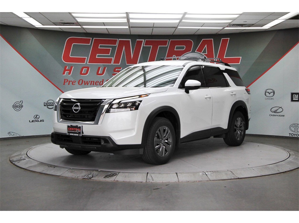2025 Nissan Pathfinder SV White at Bravo Nissan