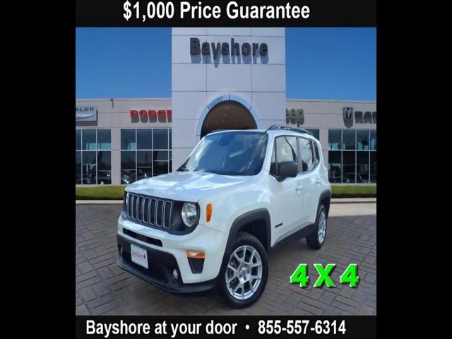 2022 Jeep Renegade Latitude White at Bayway Chrysler Dodge Jeep Ram