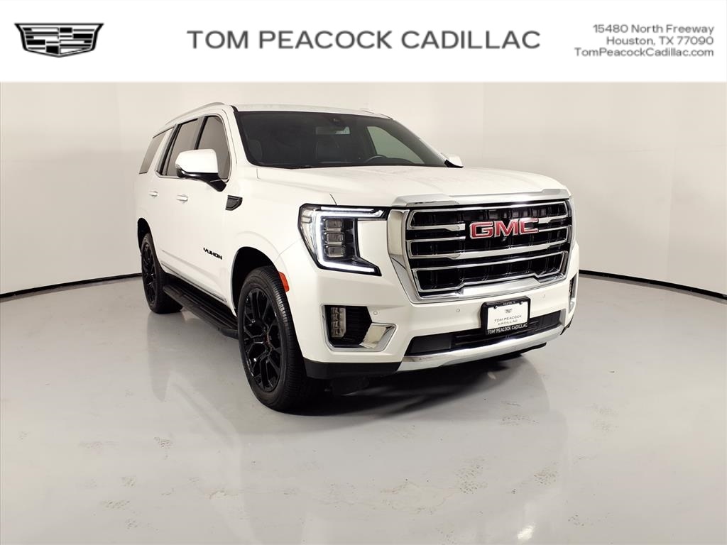 2022 GMC Yukon SLT White at Classic Chevrolet Galveston