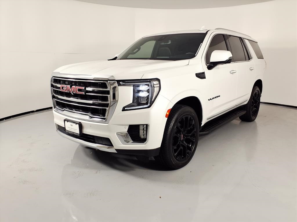 2022 GMC Yukon SLT White at Classic Chevrolet Galveston