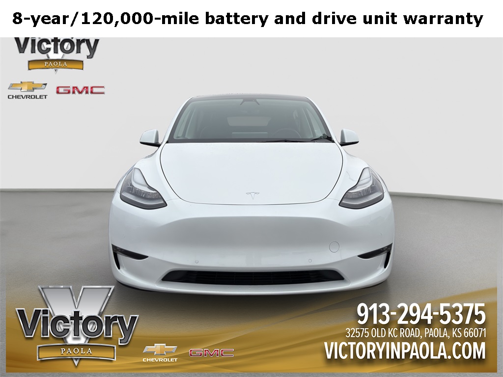 Used 2022 Tesla Model Y Long Range with VIN 7SAYGDEE5NF363108 for sale in Kansas City